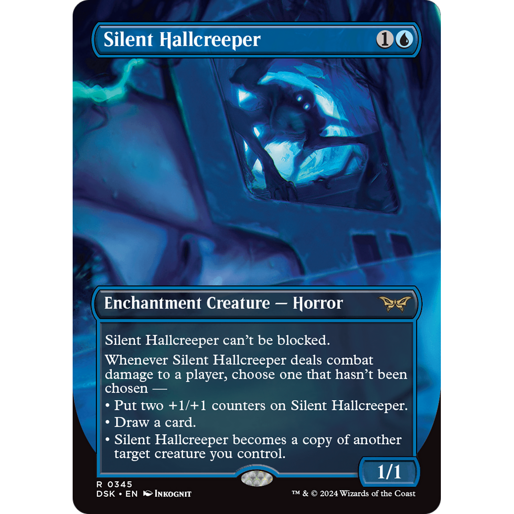 Silent Hallcreeper (DSK-345) - Duskmourn: House of Horror (Borderless) Foil