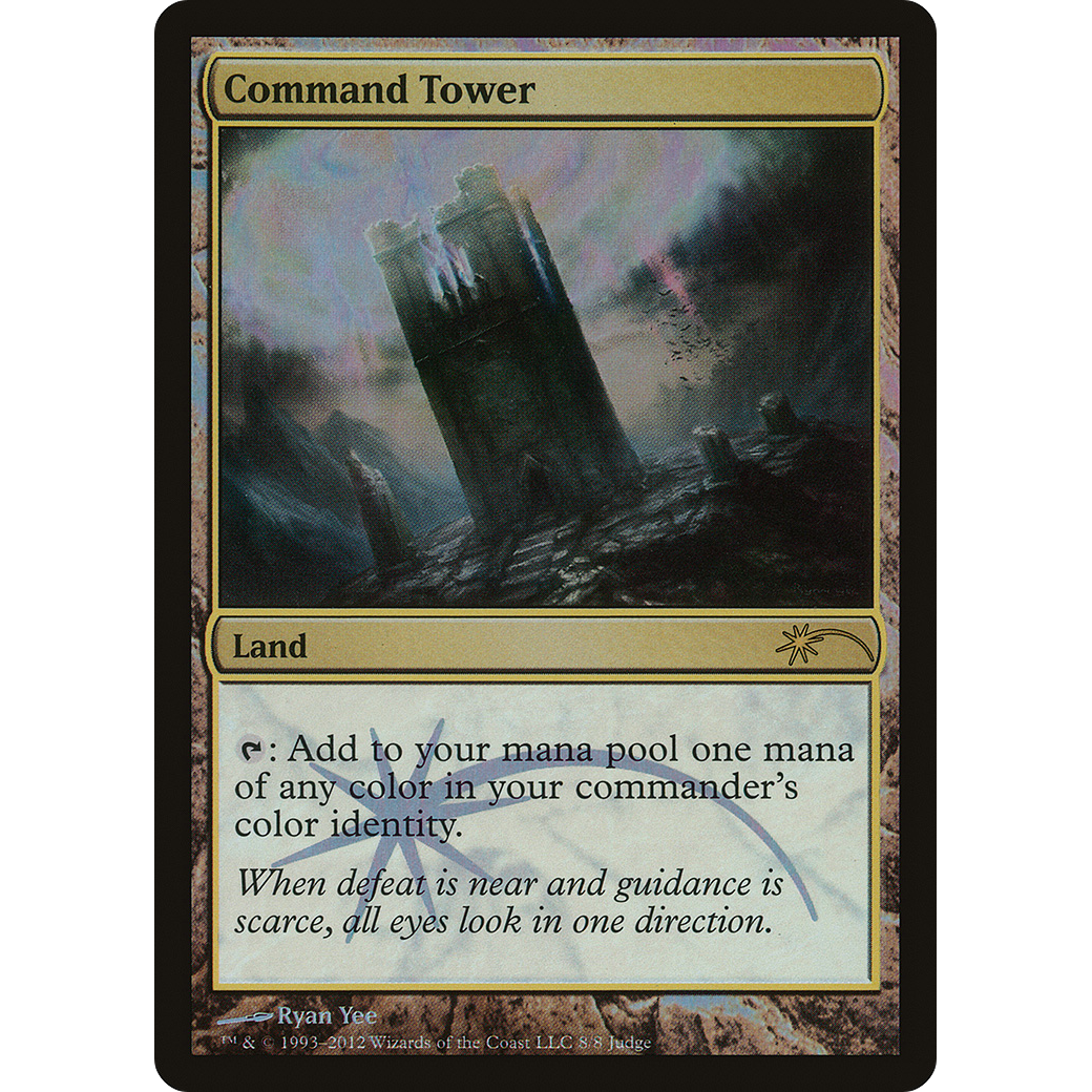 Command Tower (JDG-008) - Judge Gift Cards 2012 Foil
