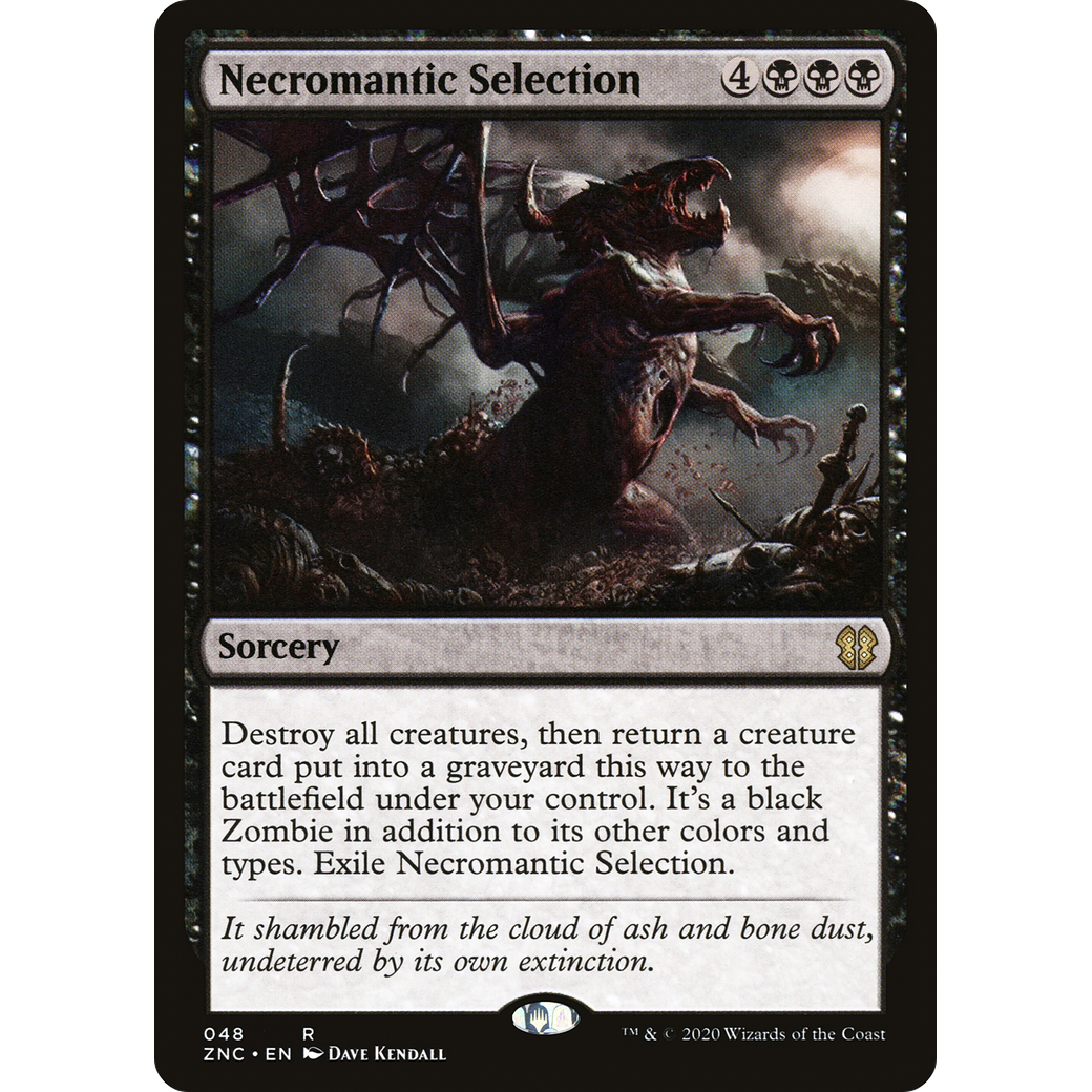 Necromantic Selection (ZNC-048) - Zendikar Rising Commander