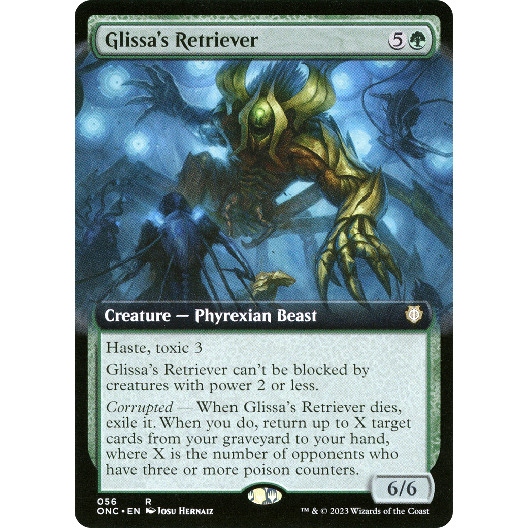 Glissa's Retriever (ONC-056) - Phyrexia: All Will Be One Commander: (Extended Art)