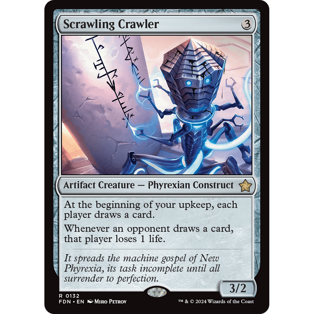 Scrawling Crawler (FDN-132) - Foundations Foil