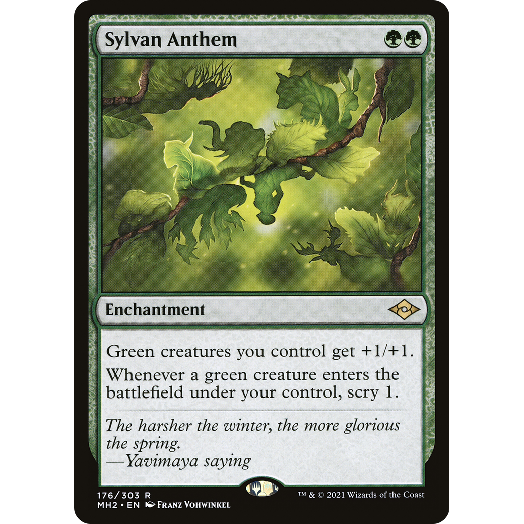 Sylvan Anthem (MH2-176) - Modern Horizons 2