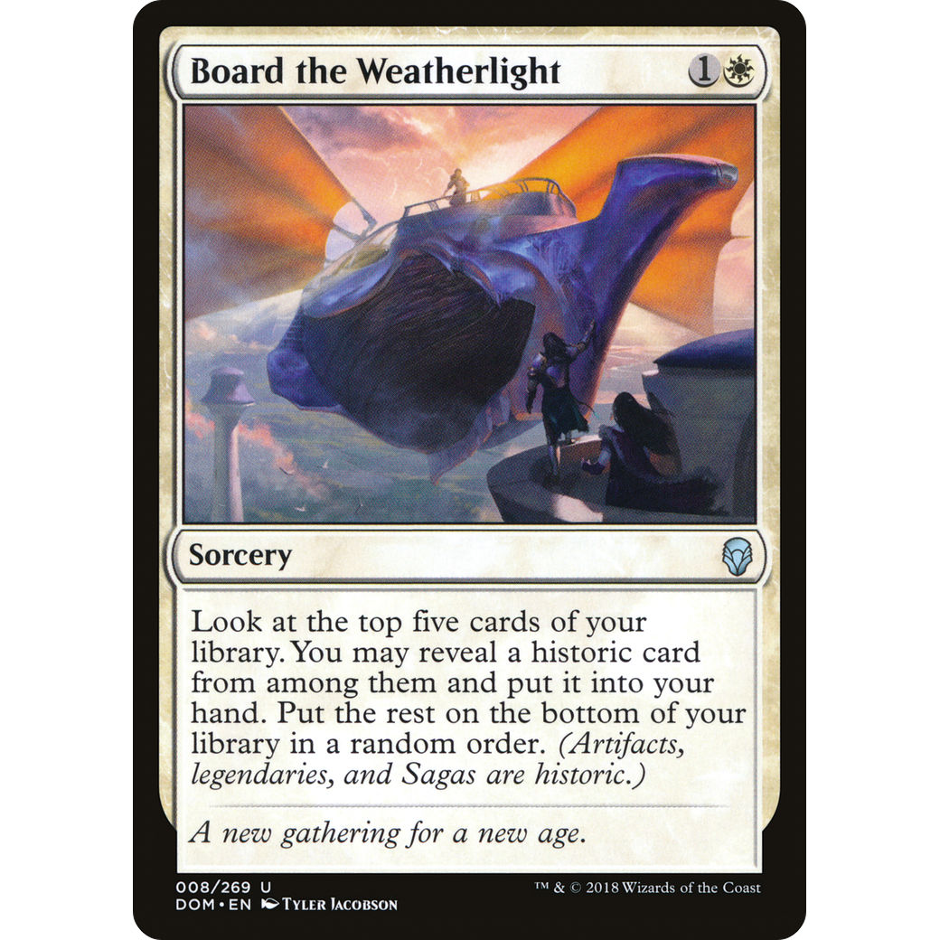 Board the Weatherlight (DOM-008) - Dominaria