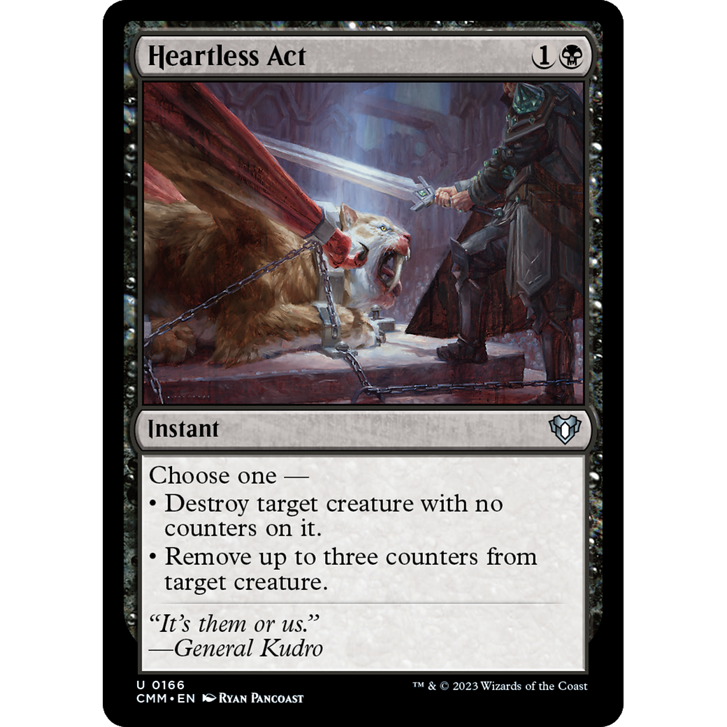Heartless Act (CMM-166) - Commander Masters Foil
