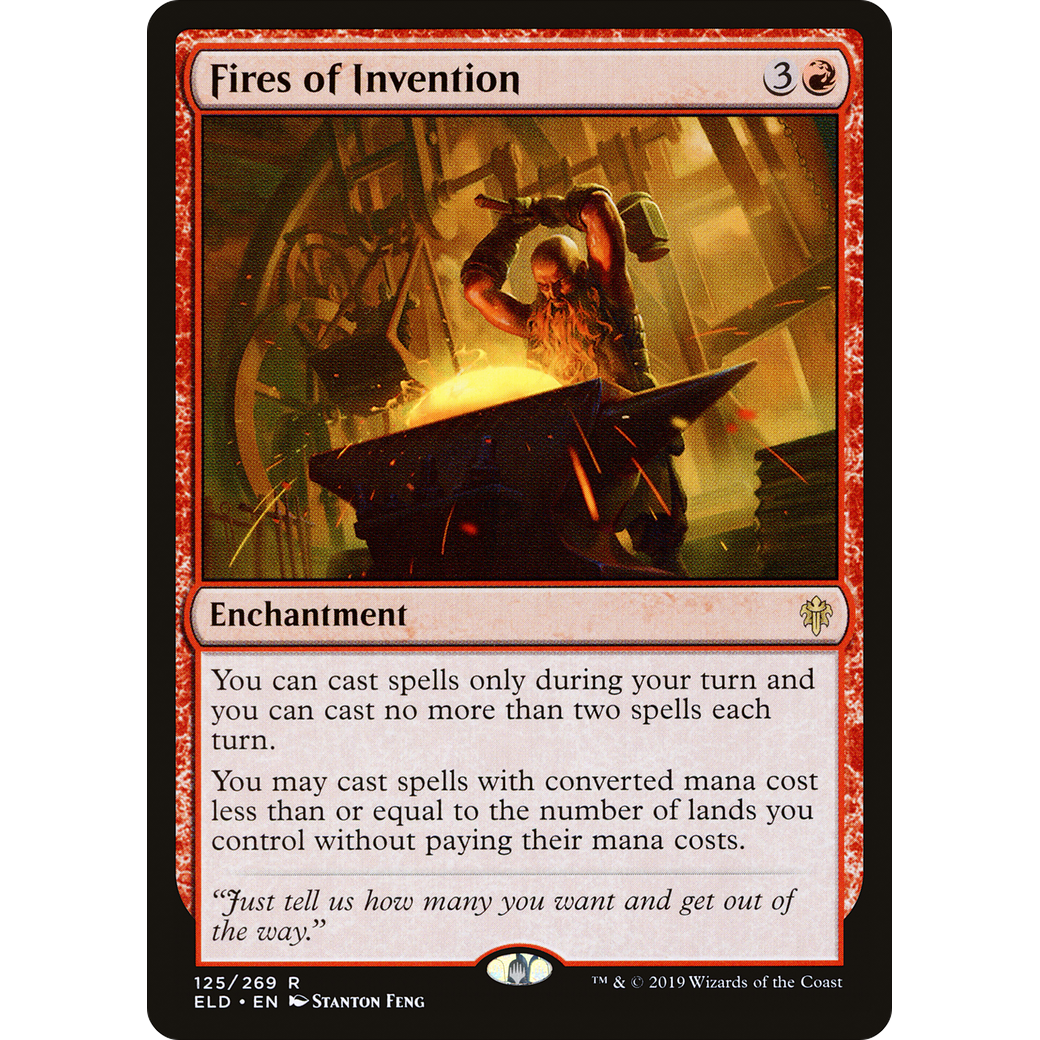 Fires of Invention (ELD-125) - Throne of Eldraine Foil