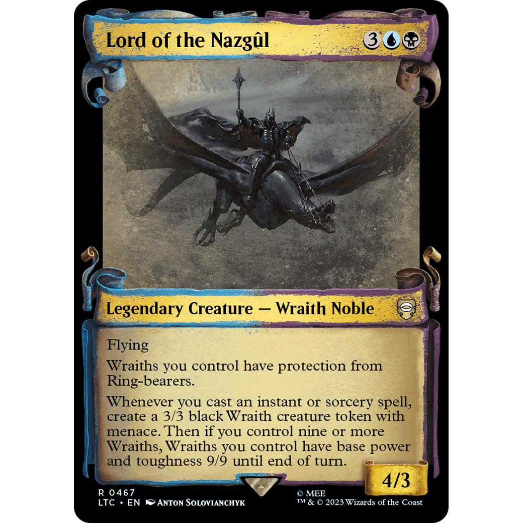 Lord of the Nazgûl (LTC-467) - Tales of Middle-earth Commander: (Showcase)