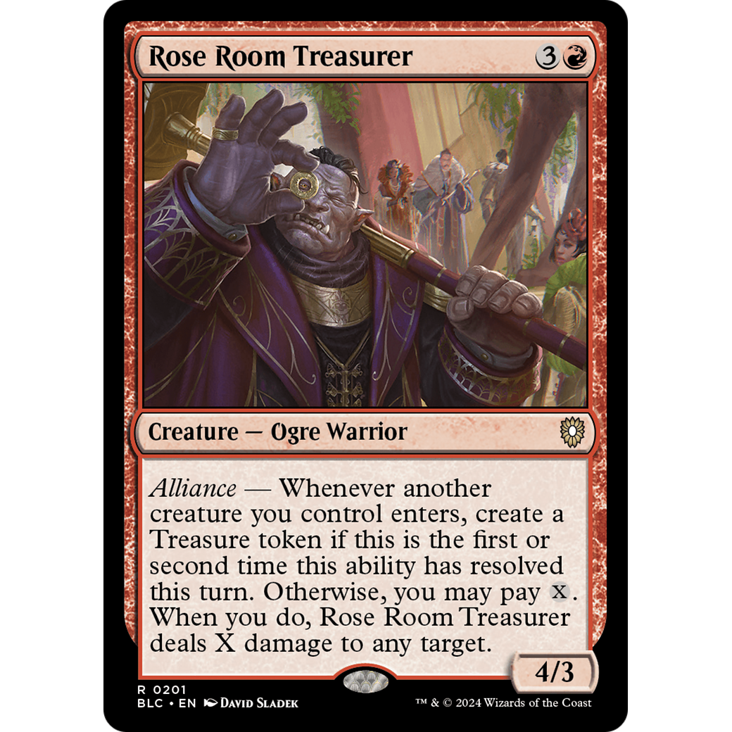 Rose Room Treasurer (BLC-201) - Bloomburrow Commander