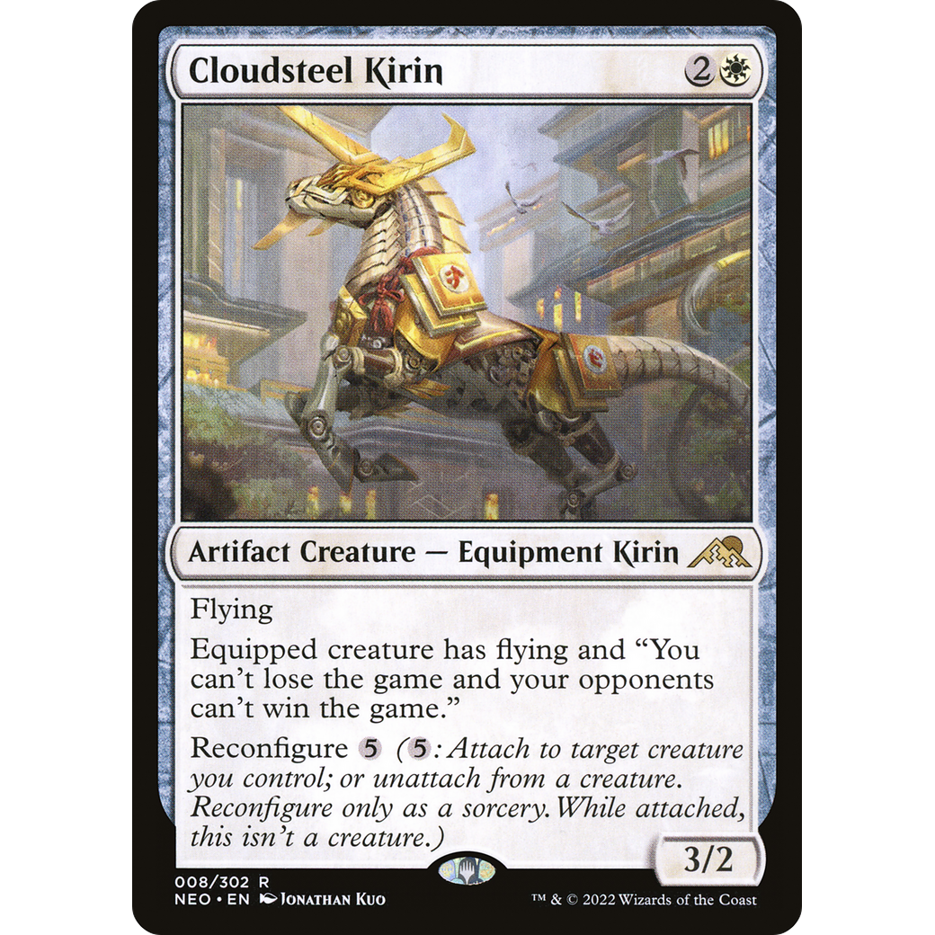Cloudsteel Kirin (NEO-008) - Kamigawa: Neon Dynasty