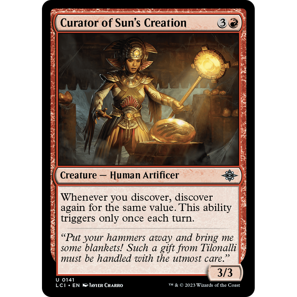 Curator of Sun's Creation (LCI-141) - The Lost Caverns of Ixalan Foil