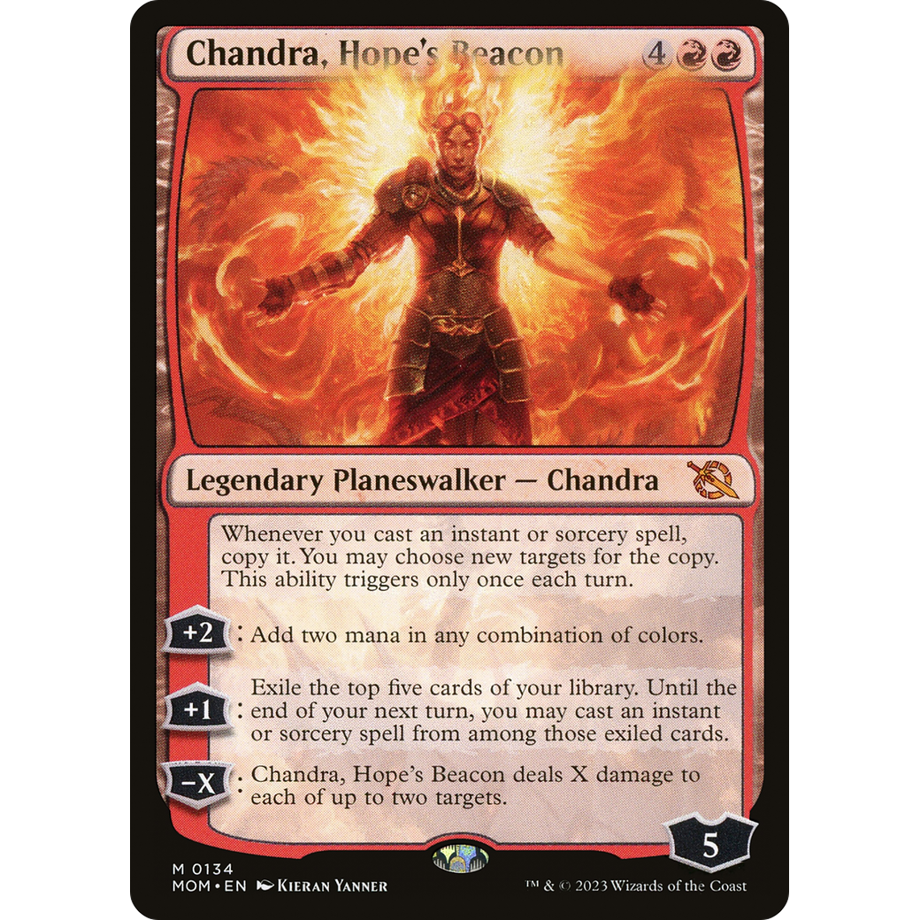 Chandra, Hope's Beacon (MOM-134) - March of the Machine Foil