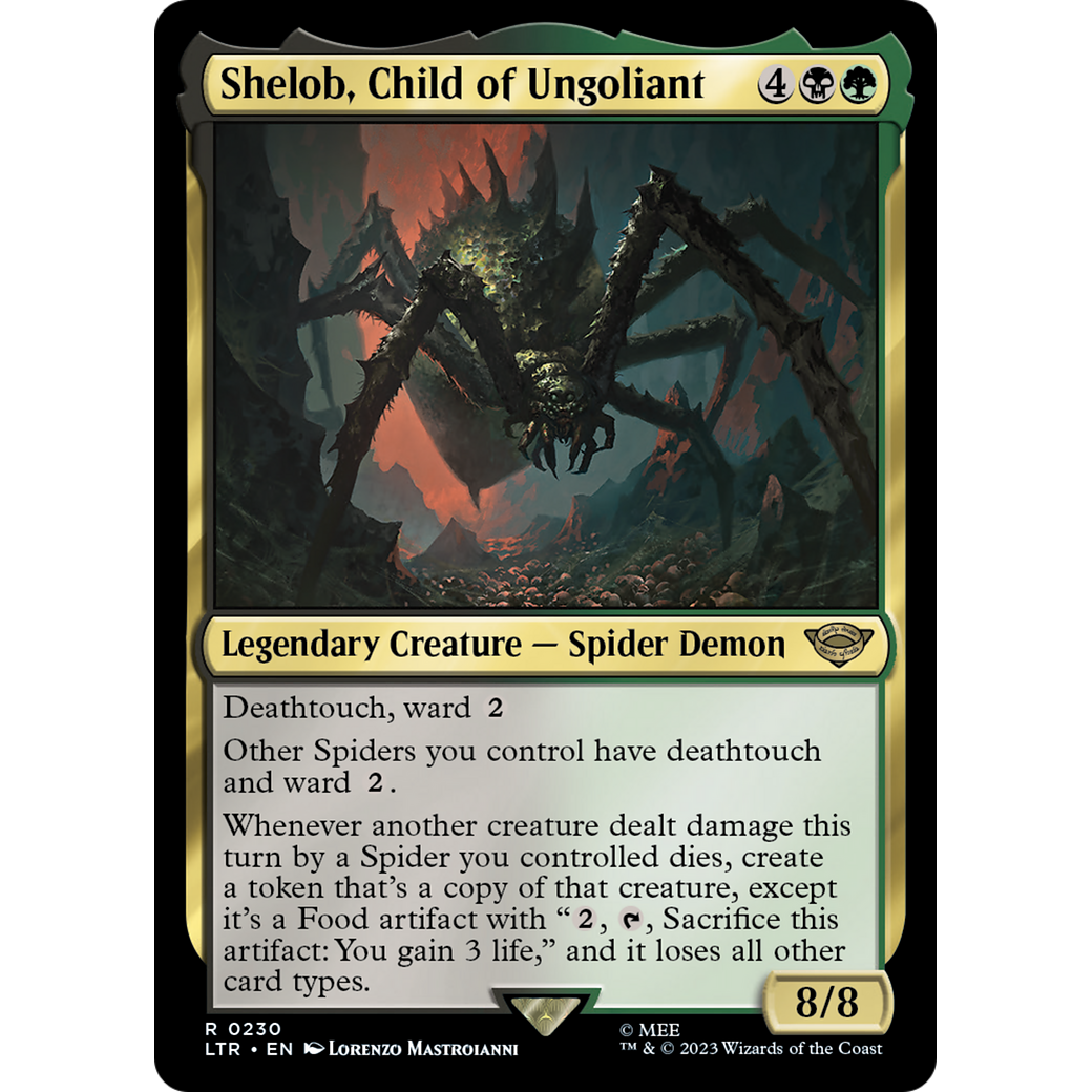 Shelob, Child of Ungoliant (LTR-230) - The Lord of the Rings: Tales of Middle-earth Foil