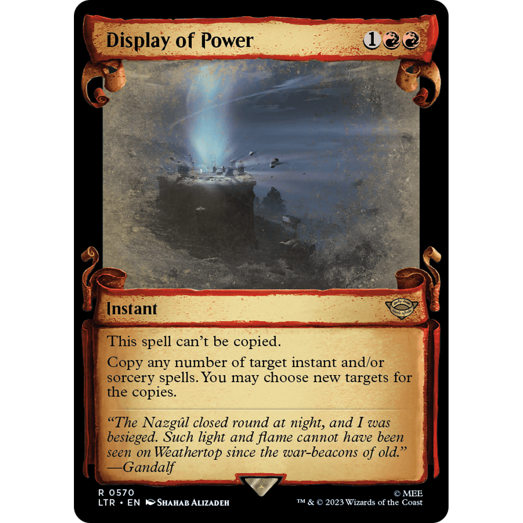 Display of Power (LTR-570) - The Lord of the Rings: Tales of Middle-earth: (Showcase)