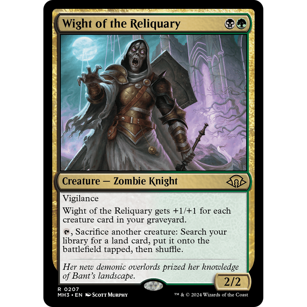 Wight of the Reliquary (MH3-207) - Modern Horizons 3 Foil