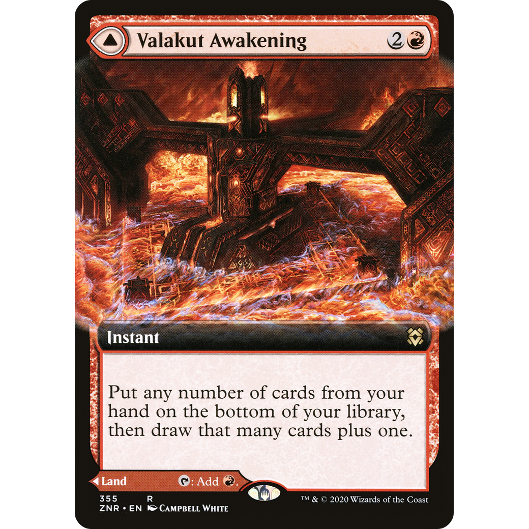 Valakut Awakening (Extended Art) (ZNR-355) - Zendikar Rising: (Extended Art) Foil