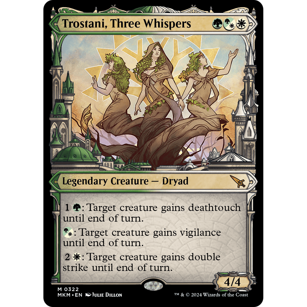 Trostani, Three Whispers (MKM-322) - Murders at Karlov Manor: (Showcase) Foil