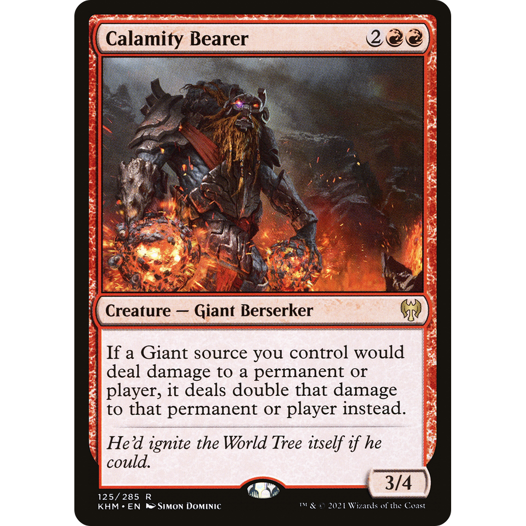 Calamity Bearer (KHM-125) - Kaldheim Foil