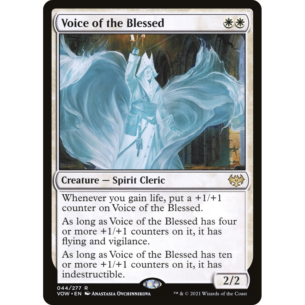 Voice of the Blessed (VOW-044) - Innistrad: Crimson Vow Foil