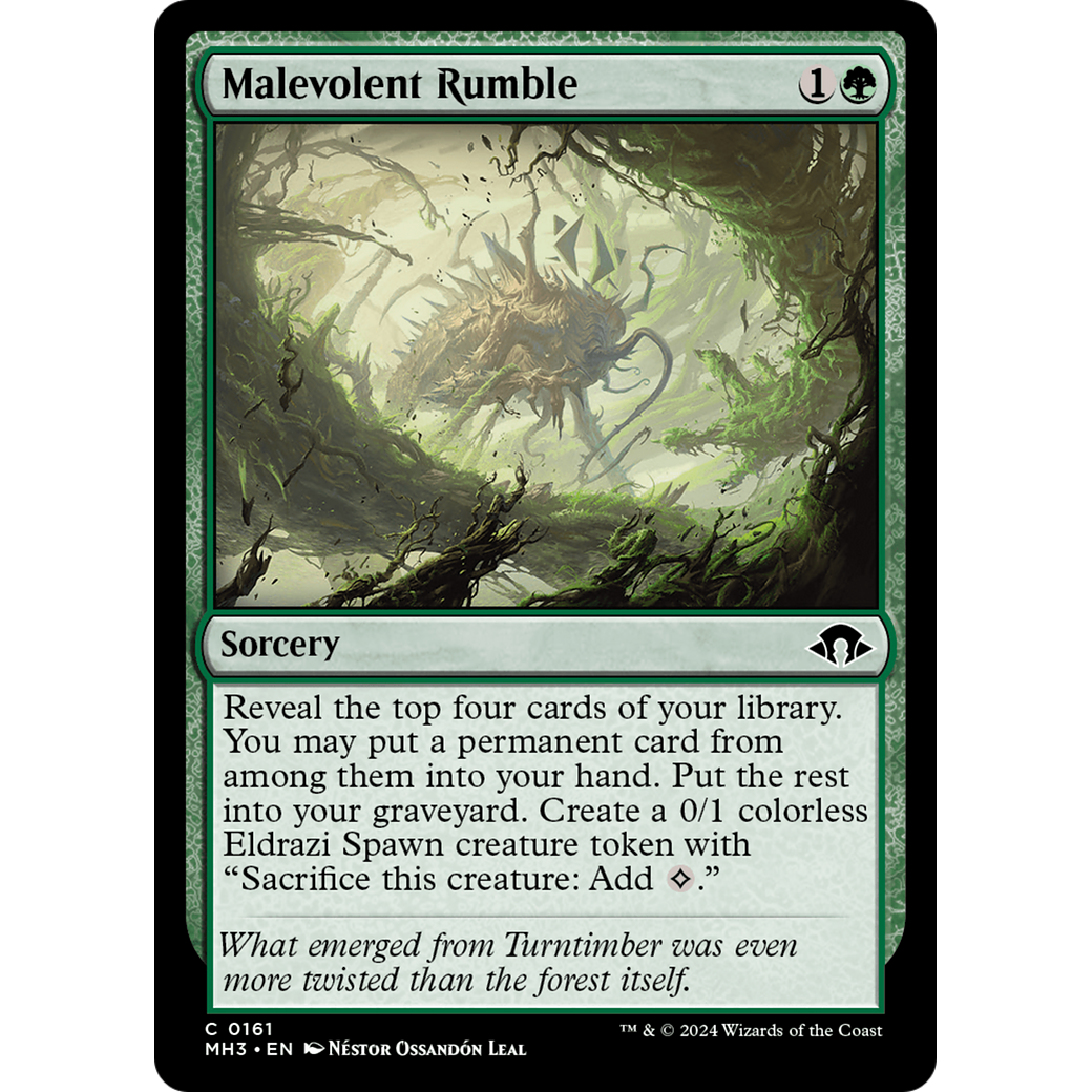 Malevolent Rumble (MH3-161) - Modern Horizons 3