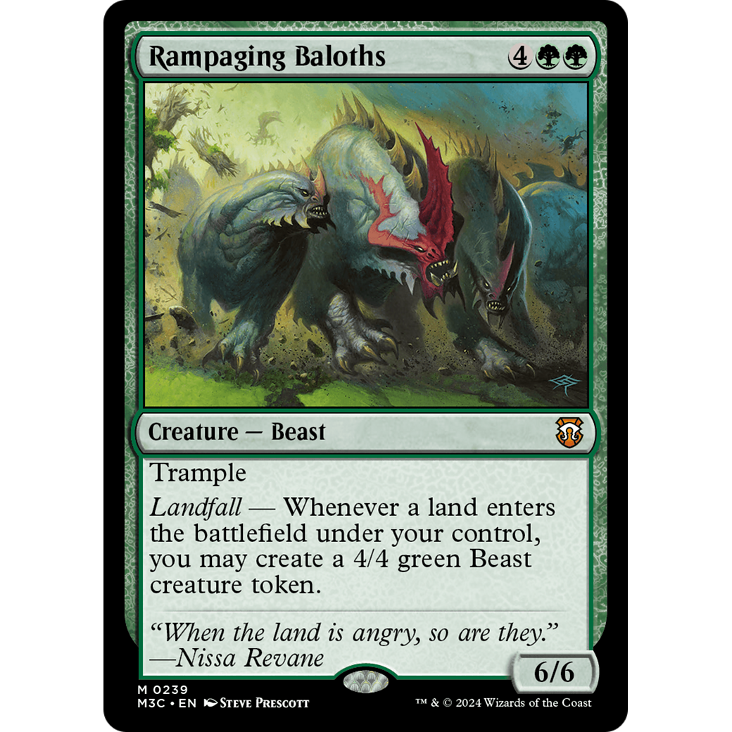 Rampaging Baloths (M3C-239) - Modern Horizons 3 Commander Foil