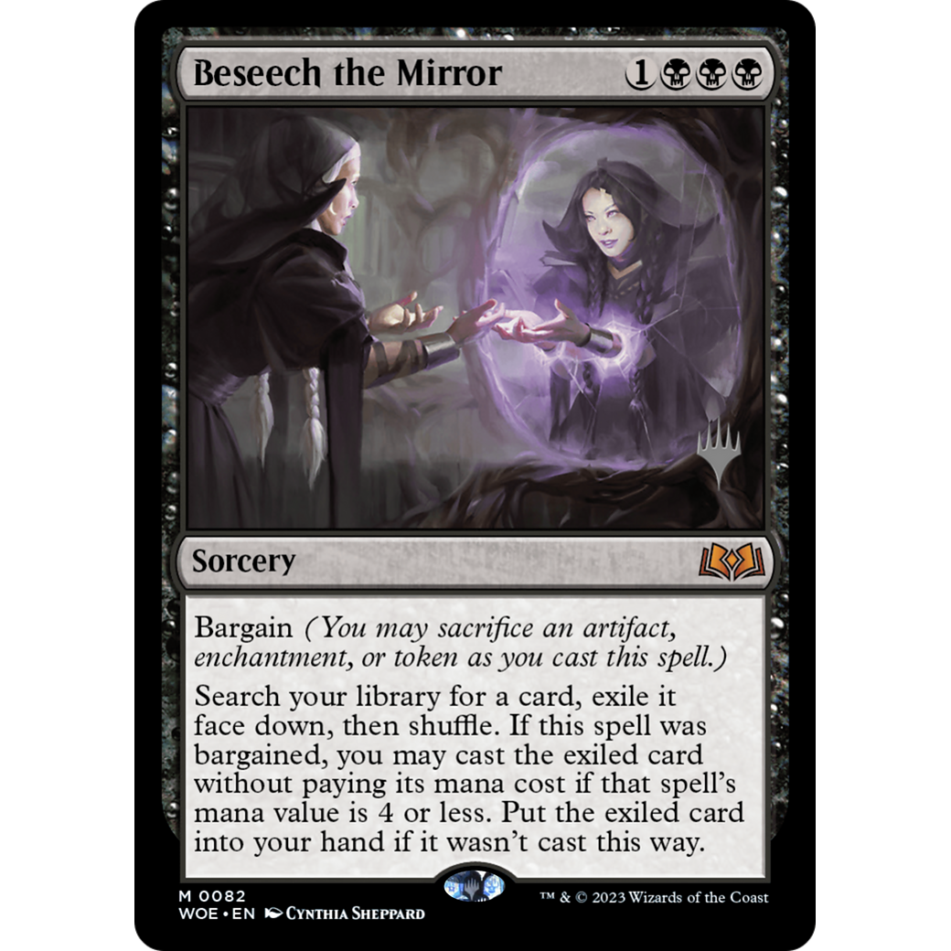Beseech the Mirror (PPWOE-82P) - Wilds of Eldraine Promos
