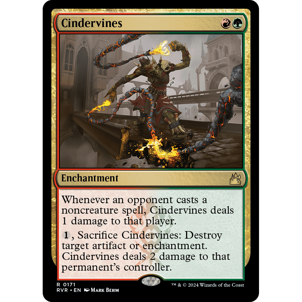 Cindervines (RVR-171) - Ravnica Remastered Foil