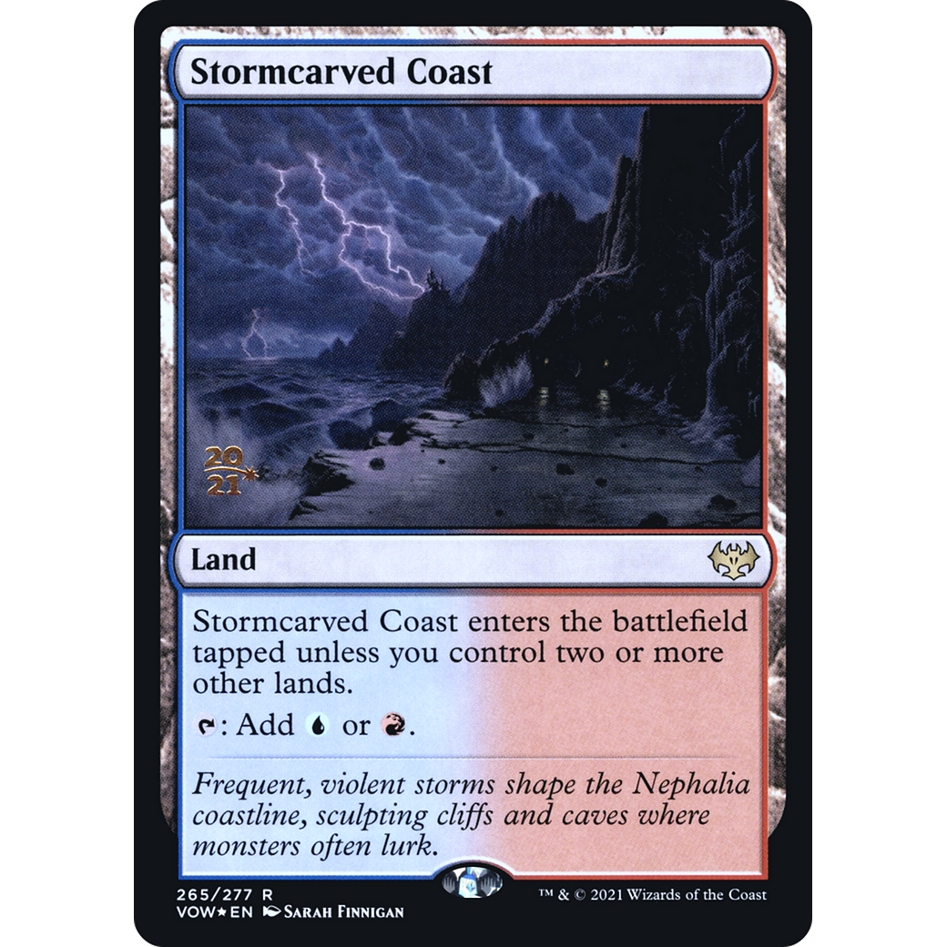 Stormcarved Coast (PRE-265) - Innistrad: Crimson Vow Promos Foil