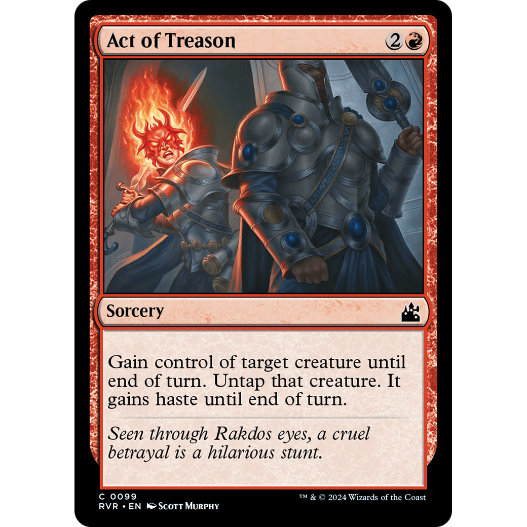 Act of Treason (RVR-099) - Ravnica Remastered Foil