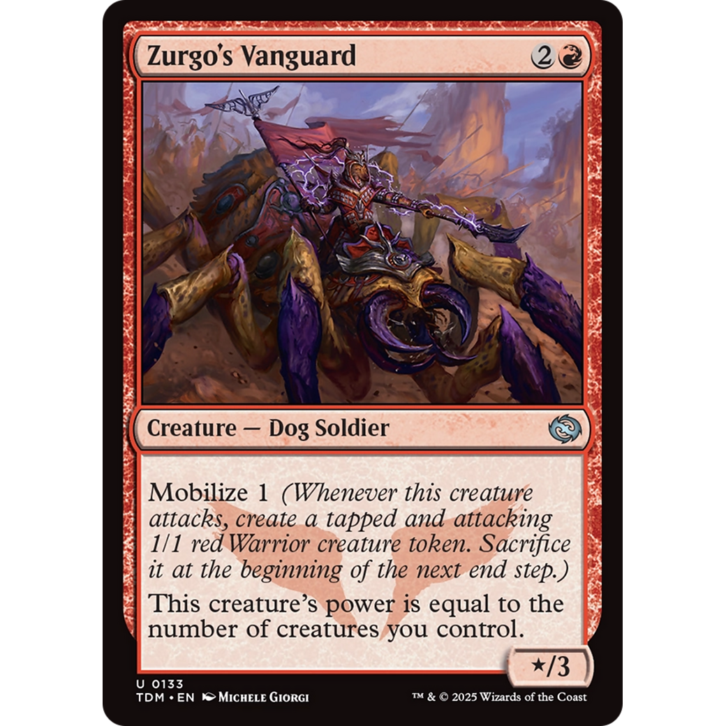 Zurgo's Vanguard (TDM-133) - Tarkir: Dragonstorm Foil