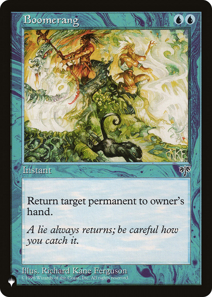 Boomerang (LIST-) - The List