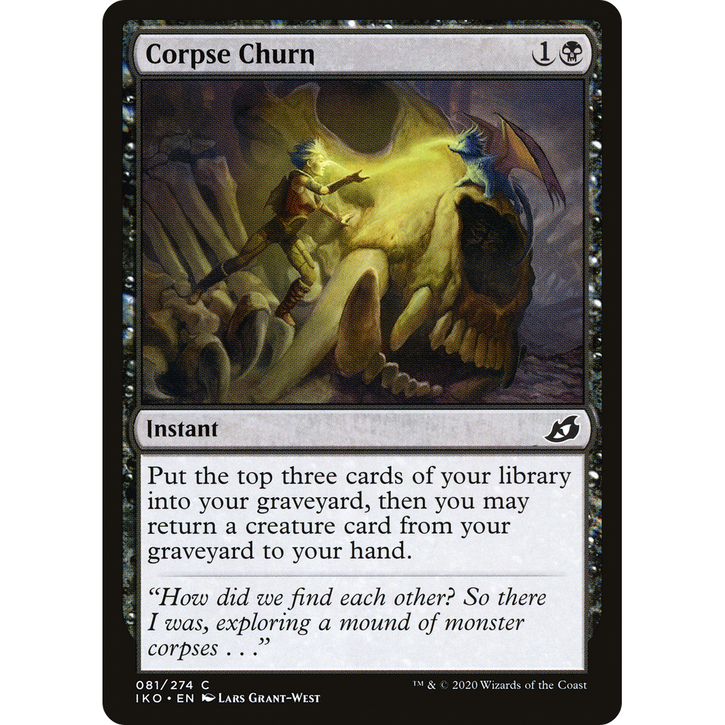 Corpse Churn (IKO-081) - Ikoria: Lair of Behemoths Foil