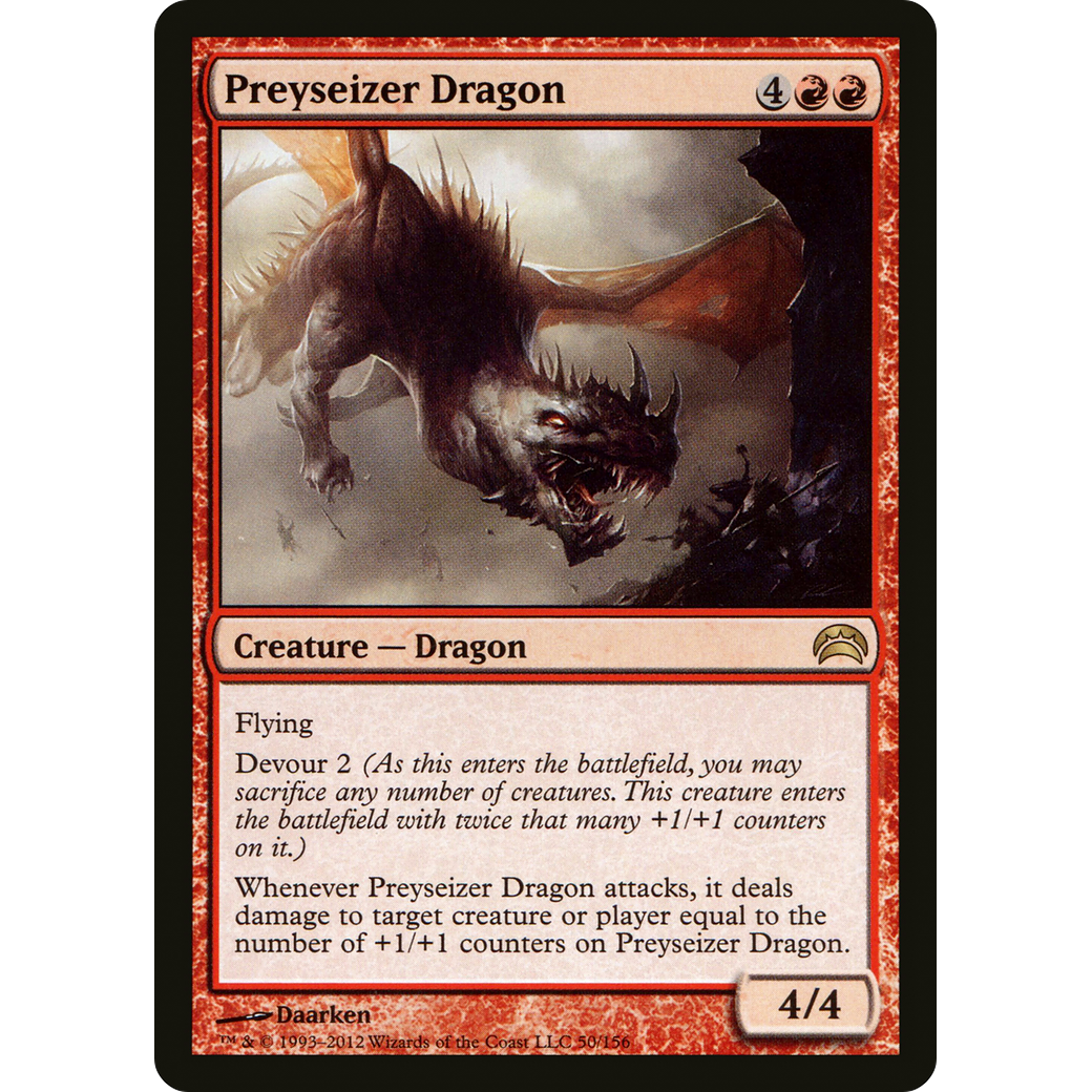 Preyseizer Dragon (PC2-050) - Planechase 2012