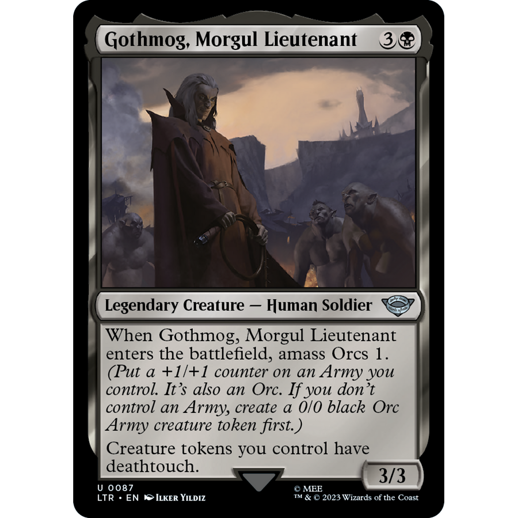 Gothmog, Morgul Lieutenant (LTR-087) - The Lord of the Rings: Tales of Middle-earth