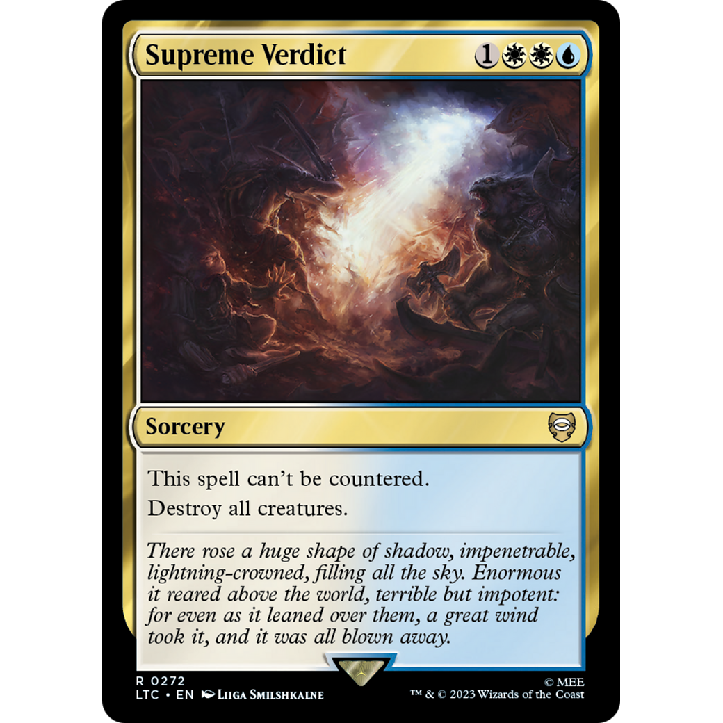 Supreme Verdict (LTC-272) - Tales of Middle-earth Commander