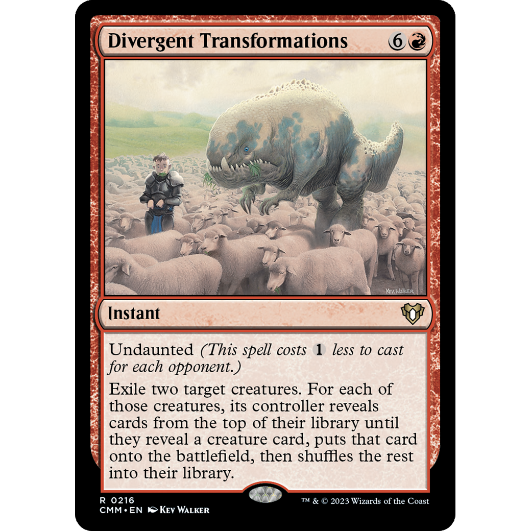 Divergent Transformations (CMM-216) - Commander Masters Foil