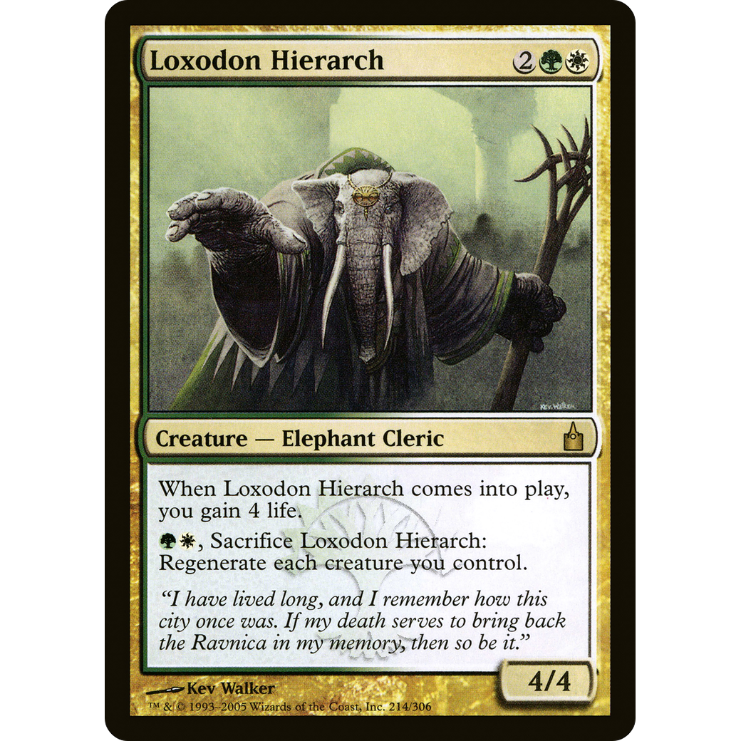 Loxodon Hierarch (RAV-214) - Ravnica: City of Guilds