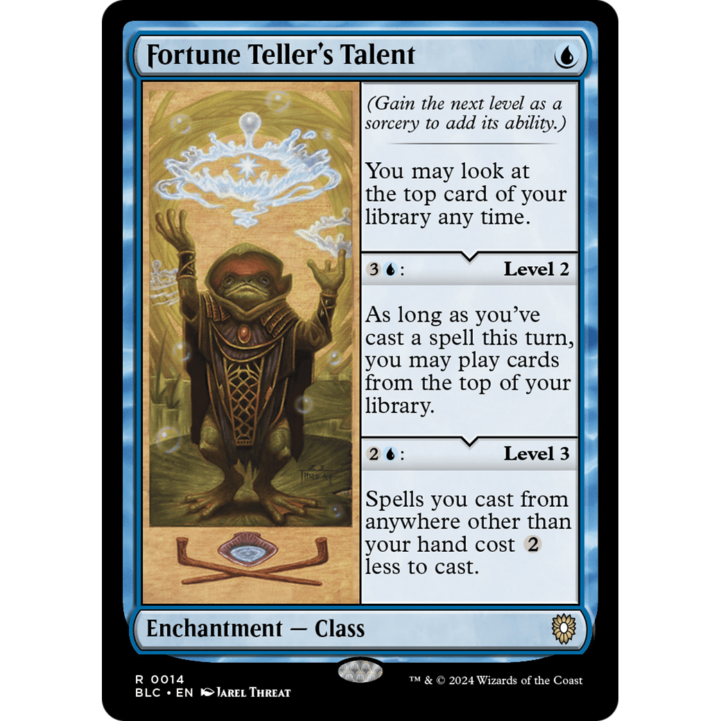 Fortune Teller's Talent (BLC-014) - Bloomburrow Commander