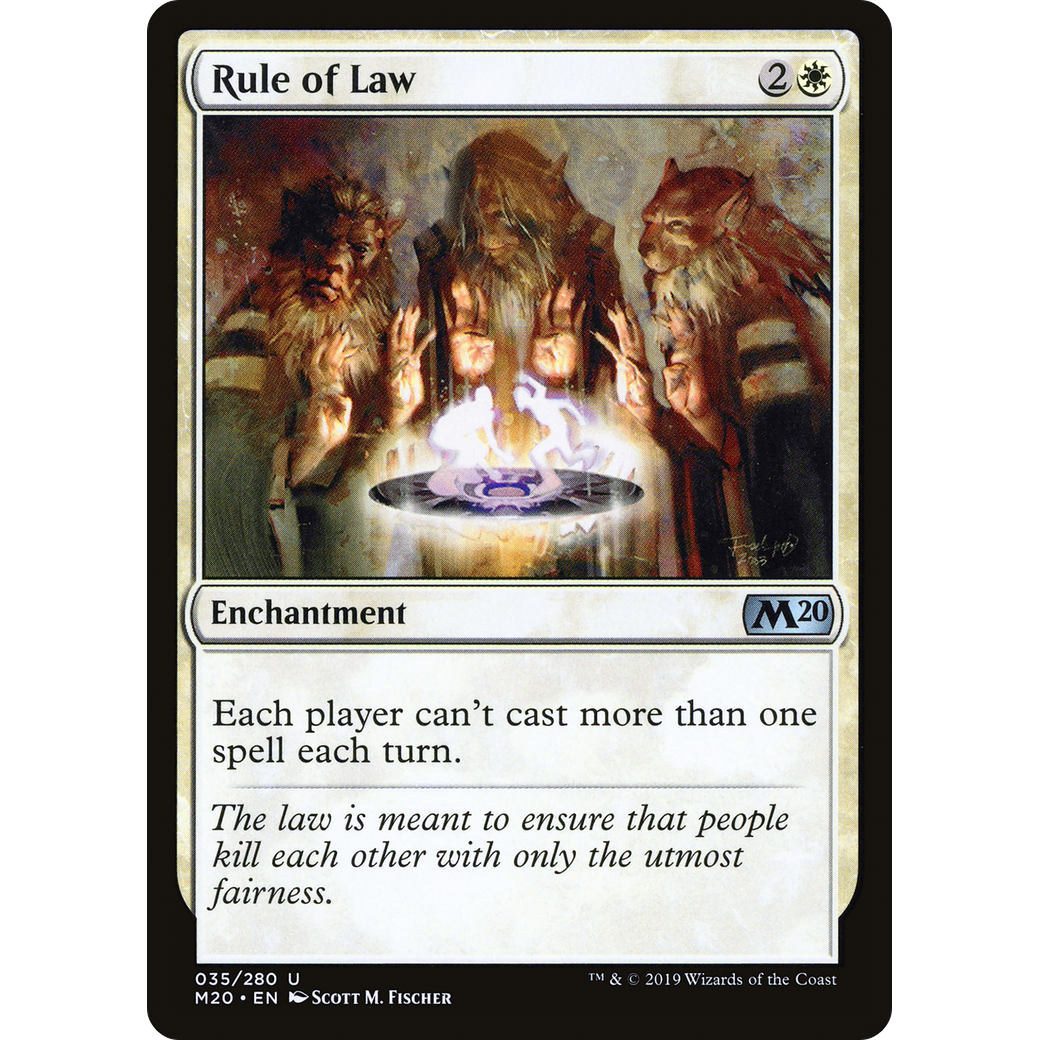 Rule of Law (M20-035) - Core Set 2020 Foil