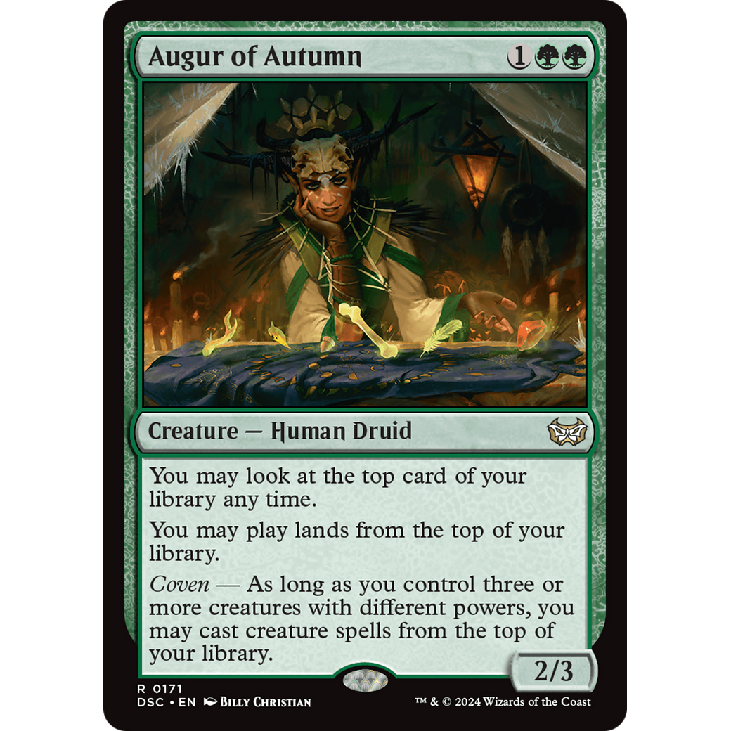 Augur of Autumn (DSC-171) - Duskmourn: House of Horror Commander