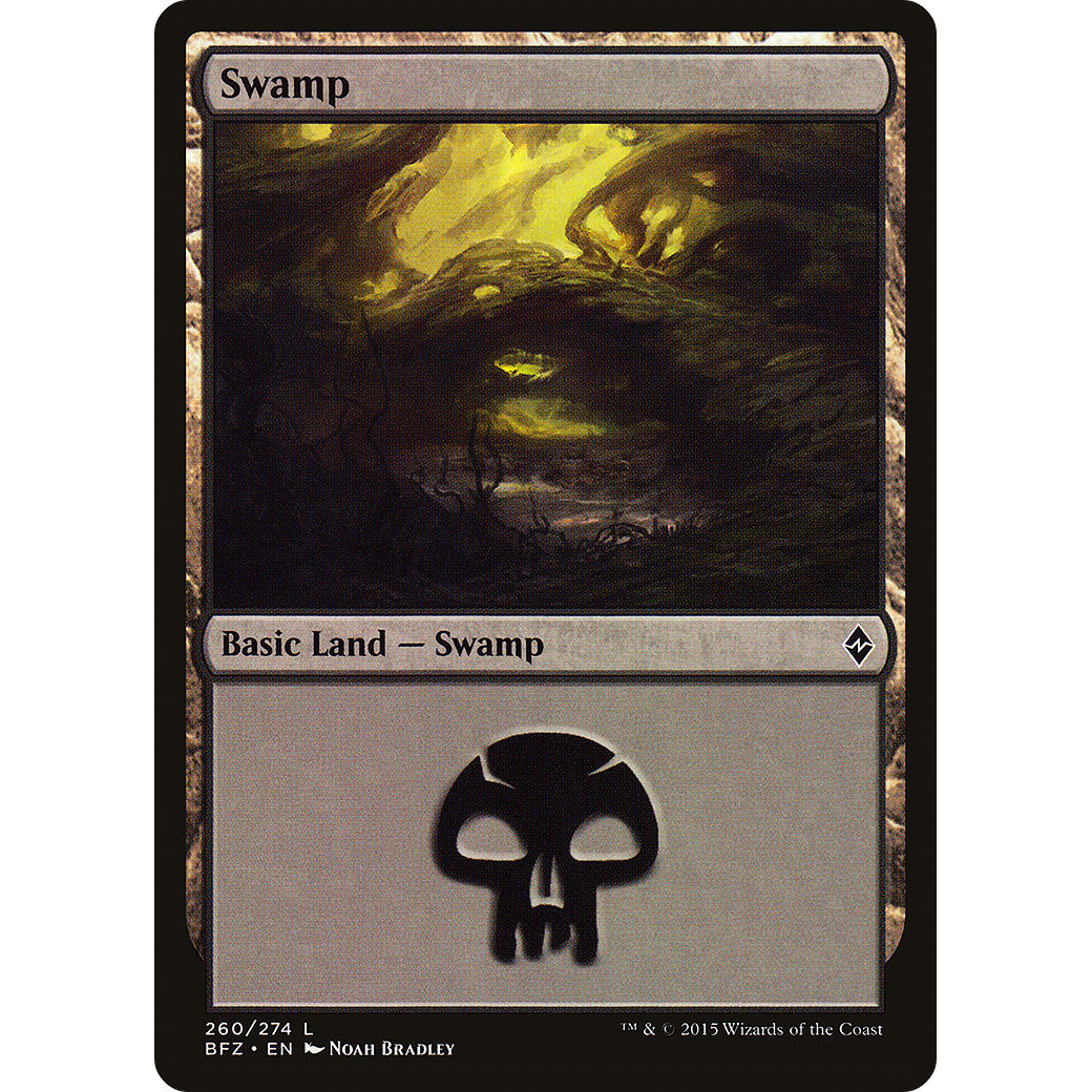 Swamp (260) (BFZ-260) - Battle for Zendikar
