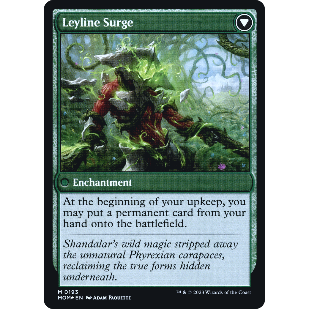Invasion of Shandalar // Leyline Surge (PRE-193S) - March of the Machine Promos Foil