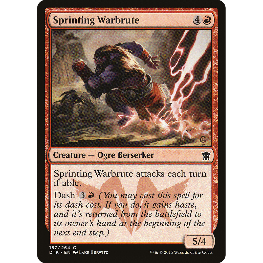 Sprinting Warbrute (DTK-157) - Dragons of Tarkir