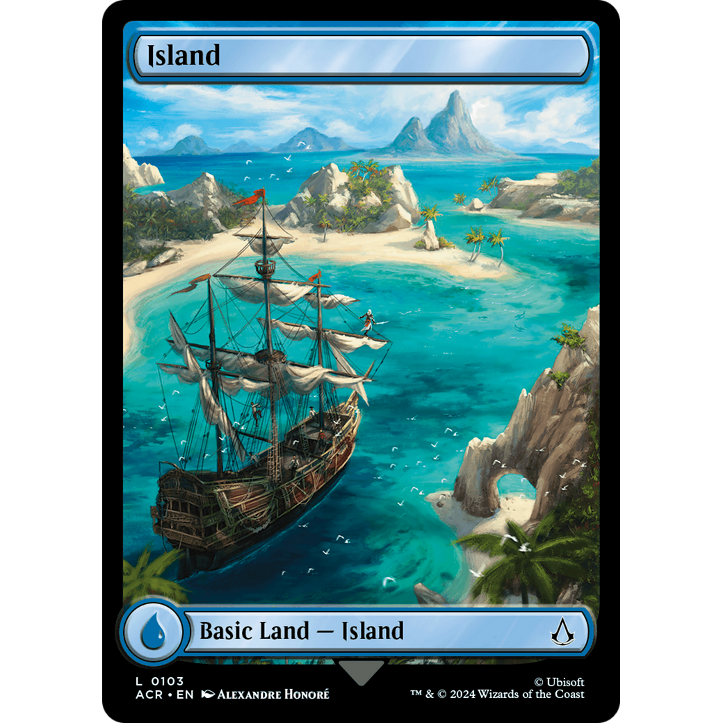 Island (0103) (ACR-103) - Assassin's Creed Foil