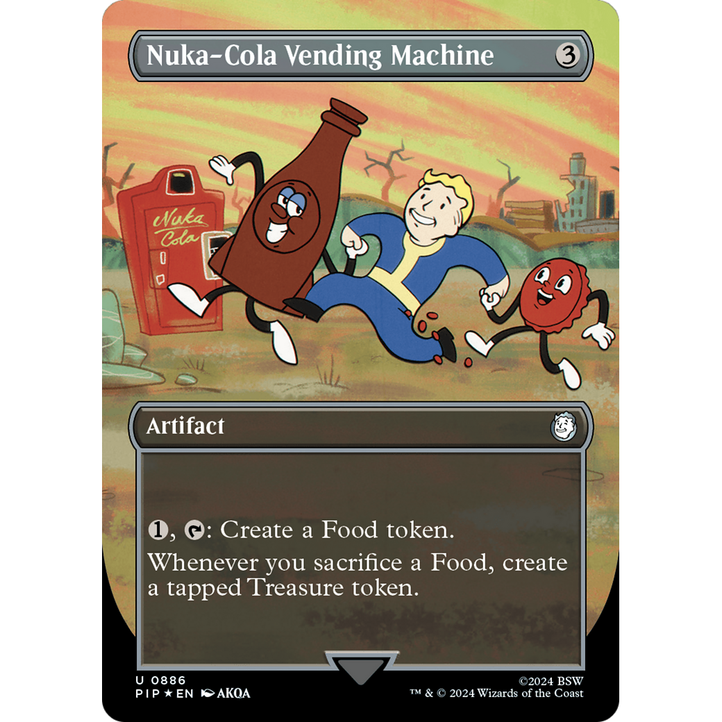 Nuka-Cola Vending Machine (PIP-886) - Fallout (Borderless) Foil