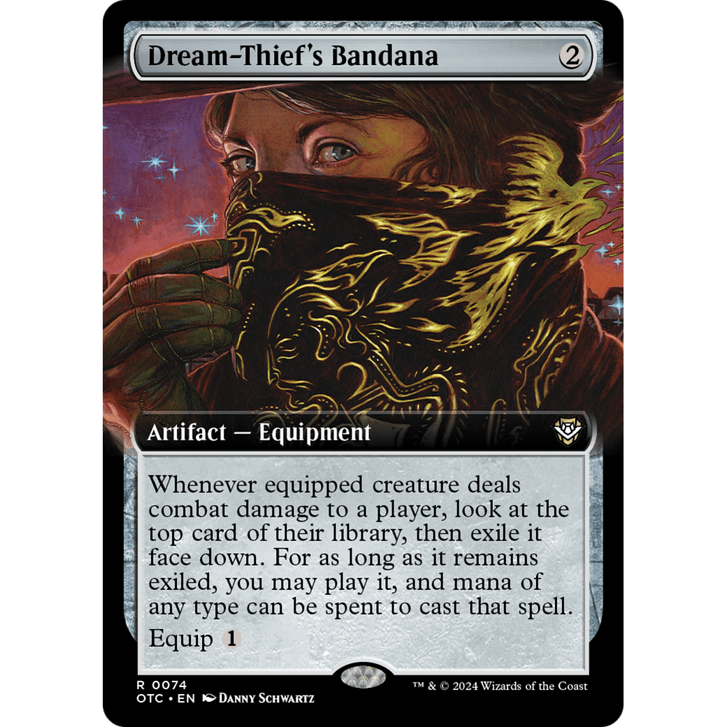 Dream-Thief's Bandana (OTC-074) - Outlaws of Thunder Junction Commander: (Extended Art)