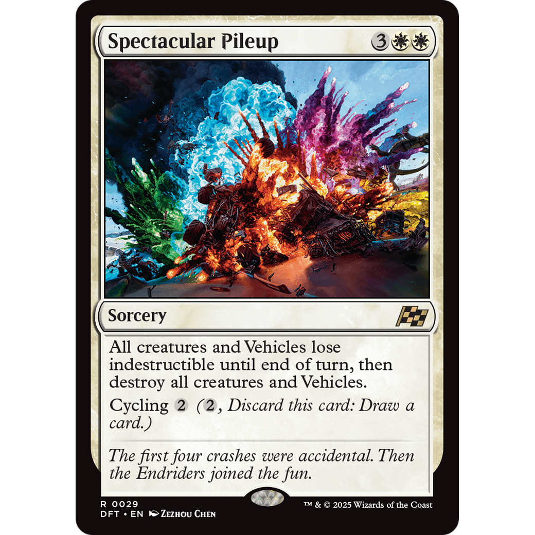 Spectacular Pileup (DFT-029) - Aetherdrift Foil