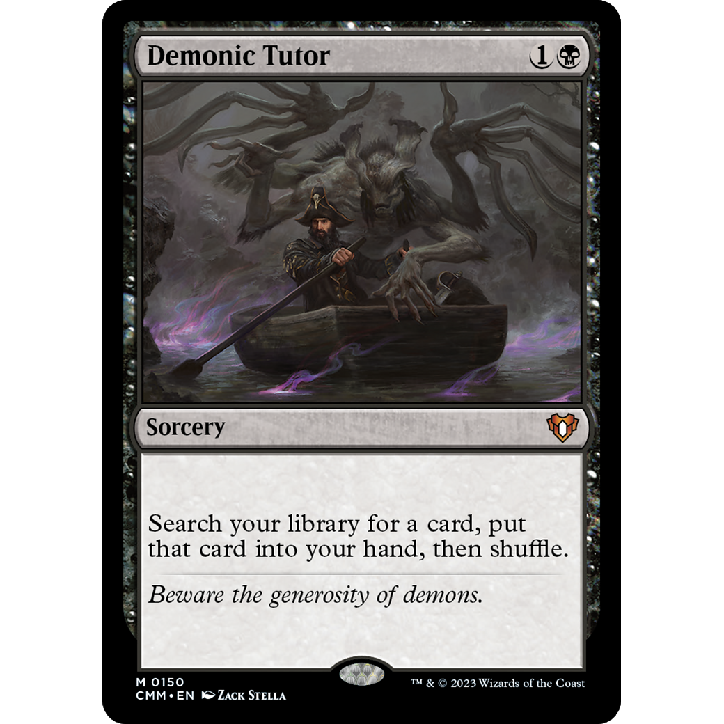 Demonic Tutor (CMM-150) - Commander Masters