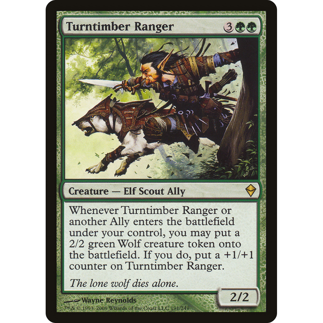 Turntimber Ranger (ZEN-191) - Zendikar Foil
