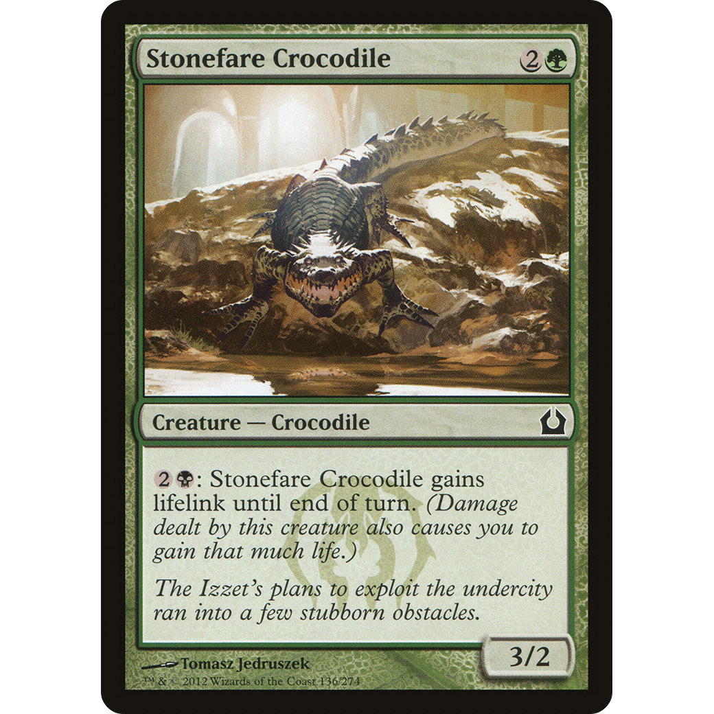 Stonefare Crocodile (RTR-136) - Return to Ravnica