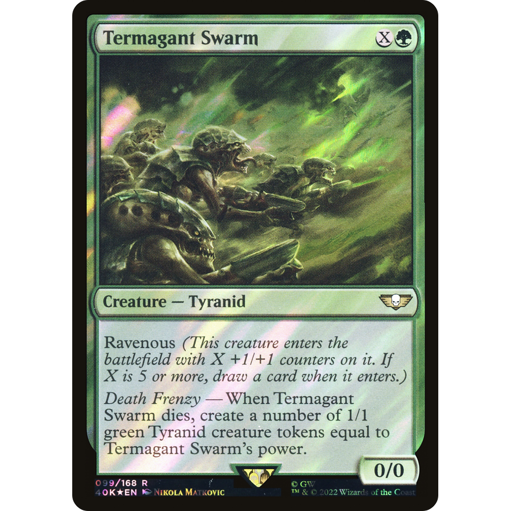 Termagant Swarm (40K-099) - Warhammer 40,000 Commander Foil