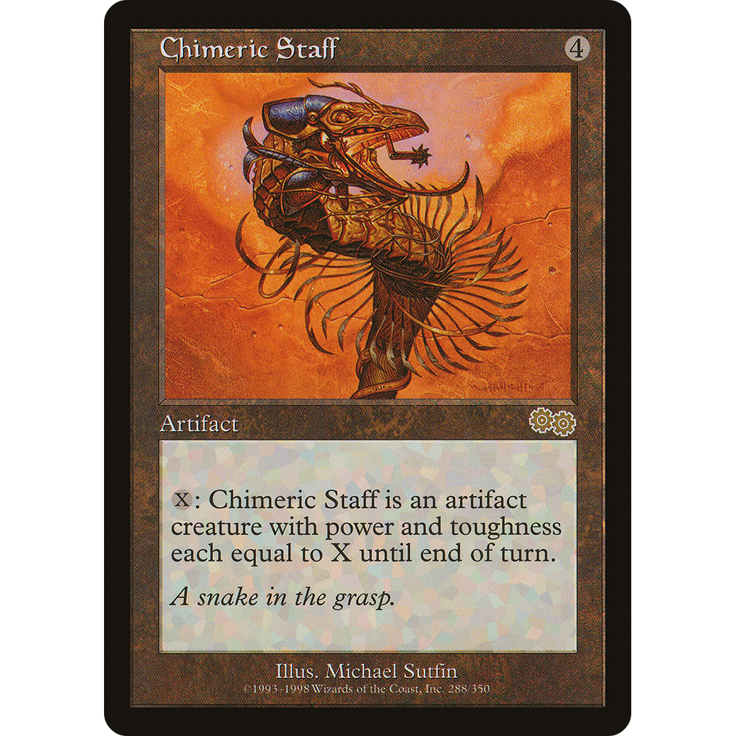 Chimeric Staff (USG-288) - Urza's Saga